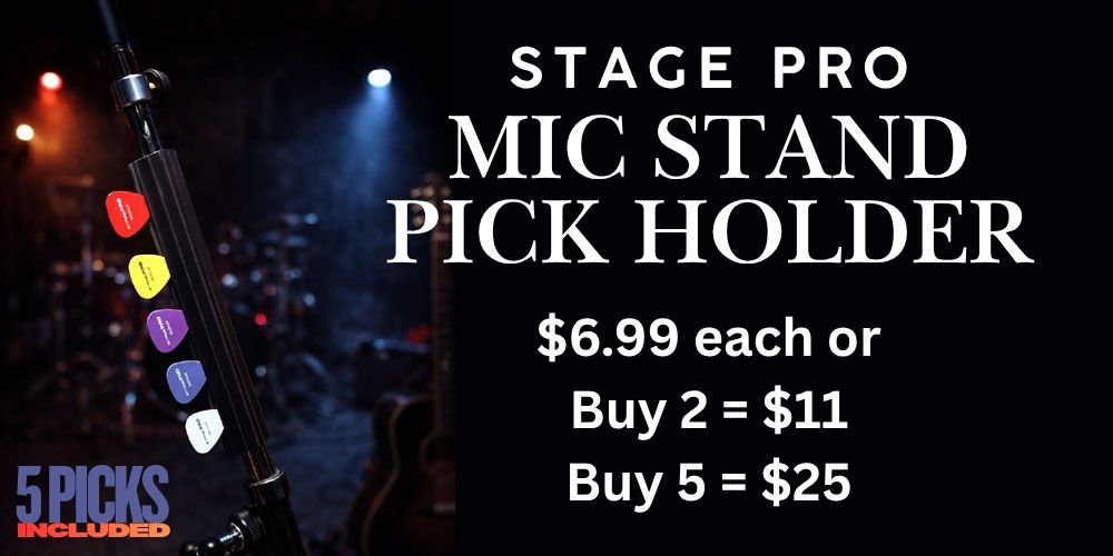 Stage Pro Mic Stand Pick Holder Deal